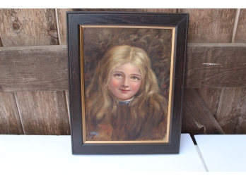 Oil Painting Of Girl