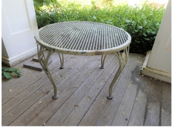 Outdoor Metal Low Table