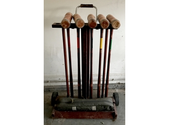 Vintage Brookstone Croquet Set