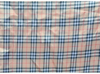 Designer Inspired Burberry Novacheck Satin Apparel Weight Fabric - Aprox. 4½ Yds.