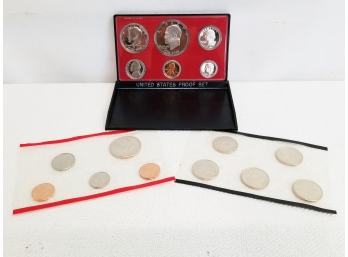 United States Proof Coin Set 1776-1976 & 1999 Coin Set