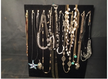 Fourteen Various Jewelry Necklaces