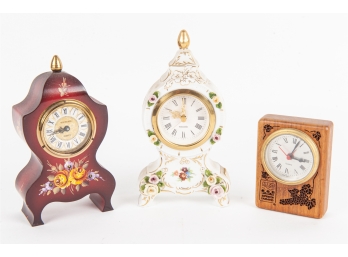 Trio Of Clocks