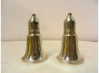 Vtg Set Duchin Creation Sterling Silver Weighted Salt & Pepper Shakers 2 7/8'