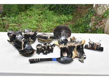 Horn Serving And Cavier Spoons And More