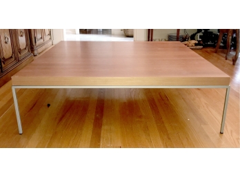 Large Contemporary Table On Chrome Base