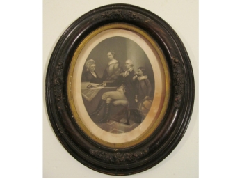 George Washington Family Lithograph  - Moore & Annin