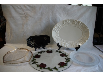 Group Of Plates And Servng Pieces