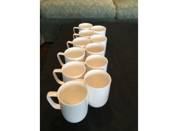 Hudson Park Collection Set Of 11 White Mugs