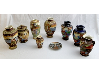 Group Of Satsuma & Japanese Porcelains