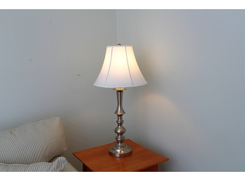 Brushed Chrome Table Lamp