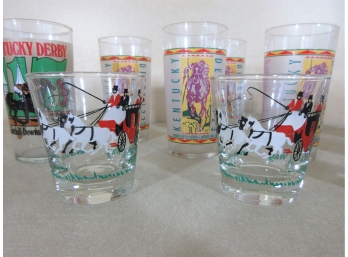 Grouping Kentucky Derby Commemorative Glasses + Others