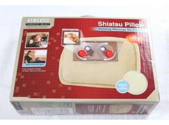 New In Box: Homedics Shiatsu Pillow With Heat