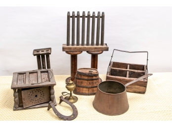 Group Of Various Antique Objects
