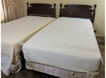 Pair Vintage Twin Beds