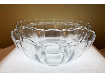 Clear Glass Nesting Bowls