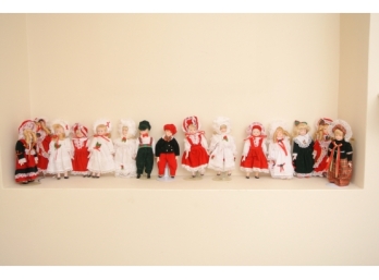Collection Of Fifteen Christmas Dolls