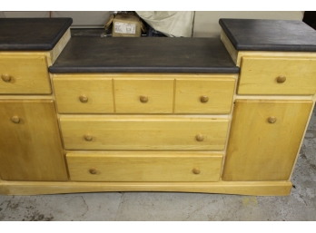 Wood Dresser/changing Table For Refinishing