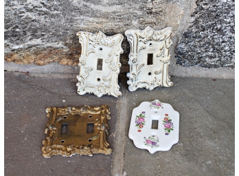 Miscellaneous Group Of Metal Wall Plates