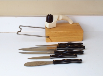 Cutco Cutlery Set & Sharpener