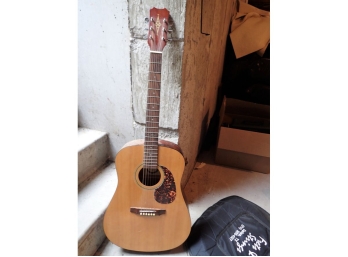 Regent Alvarez Acoustic Guitar With Soft Case