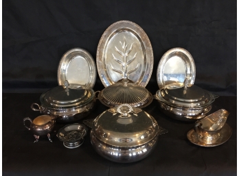 Vintage Silver Plate Serving Pieces