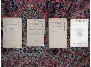 Three WWII Field Manuals & One Vietnam Technical Manual