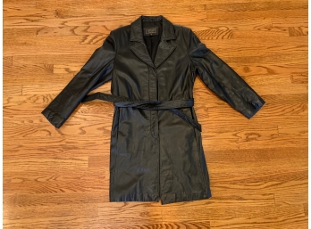 Leather Coat By Express - Size L
