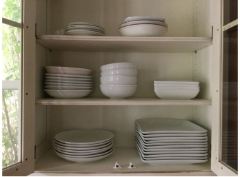 Shelf Of Dishware - NOTE: Bottom Shelf Only