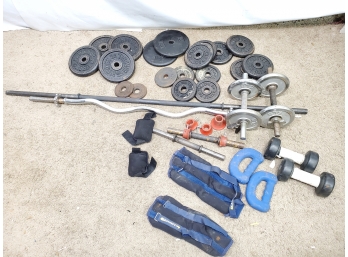 Weights Plates, Bars, Collars And More, Weider, Healthways, CAP