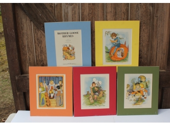 Matted Nursery Rhymes Pictures