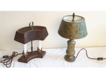 Two Desk Lamps