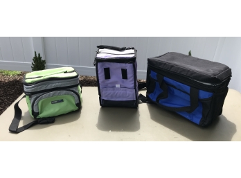Three Lunch Sized Coolers