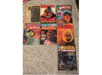 Vintage Movie Monsters Comic Book Lot