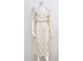 Vintage Dari-Mana Honolulu Lace Dress - Size 14