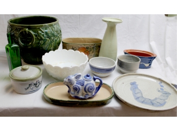 Group Of Miscellaneous Pottery Pieces