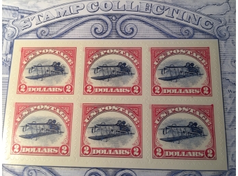 Twelve US Postal Commemorative $2 Inverted Jenny Stamps