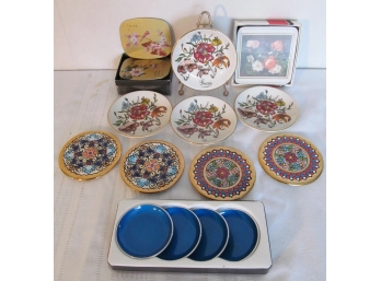 Vintage Coaster Lot (Gucci, Emalox, Cearco, Etc.)
