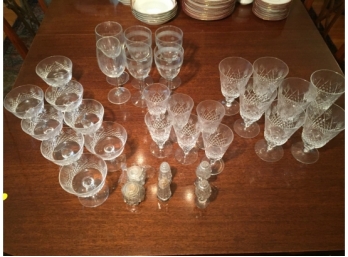 Cut Crystal Stemware And More