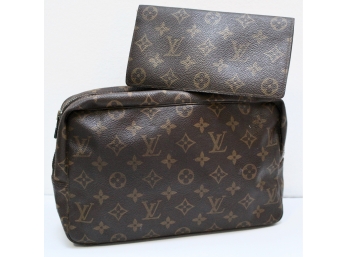 Louis Vuitton Checkbook Wallet And Toiletry Bag/Clutch - RESTORATION PROJECT