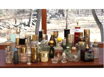 Large Collection Of Ladies Perfume And Men's Cologne Bottles