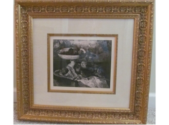 Cezanne Compotier De Fruits Heliograveure - See Certificate Of Authenticity For Details
