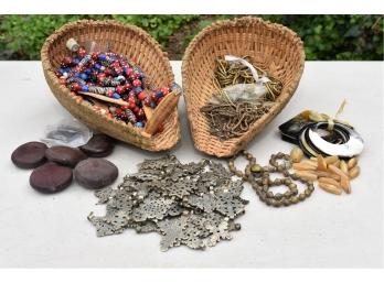Hand Crafted Bead Assortment And More  (Bulk)