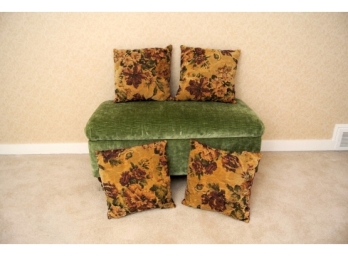 Four Nice Chenille Tapsetry Pillows