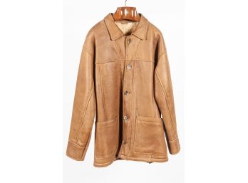 Genuine Leather & Shearling Jacket