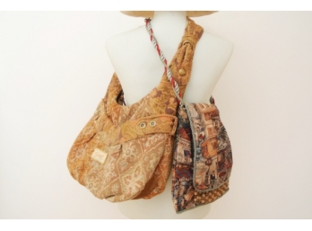 Two Tapestry Handbags