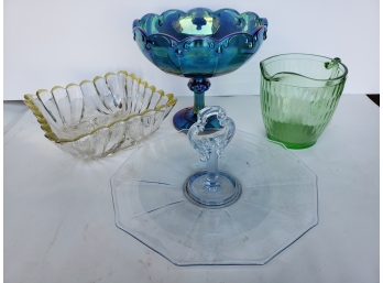 Carnival And Depression Glass Lot