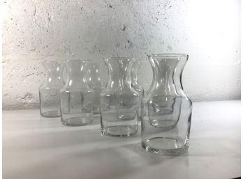 Set Of 32 Glass Vases