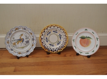 *Three Compatible Ceramic Plates