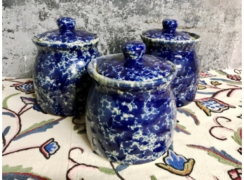 Pottery Canister Set